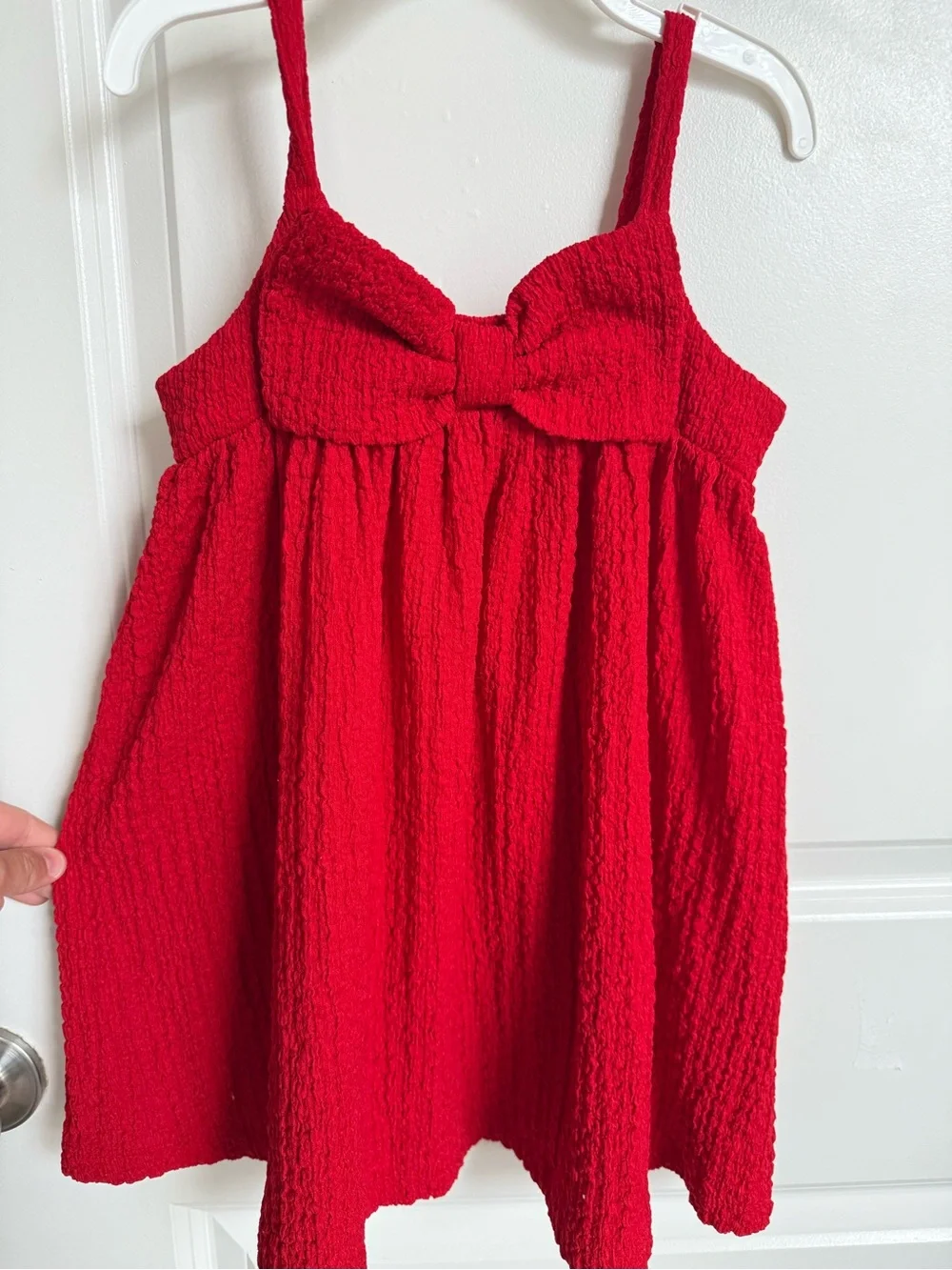 Red Dress with Bow for girls size 3